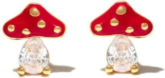 Girls Crew Magical Mushroom Stud Earrings in Gold at Nordstrom