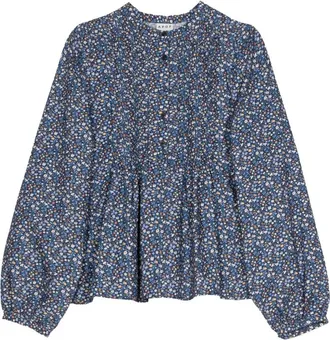 APOF Apof, Overhemden, Dames, Blauw, M, Katoen, Nea Bluse