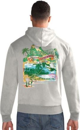 Margaritaville Mens Margaritaville Gray Las Vegas Raiders Time Flies Garment Dyed Pullover Hoodie at Nordstrom, Size Xx-Large