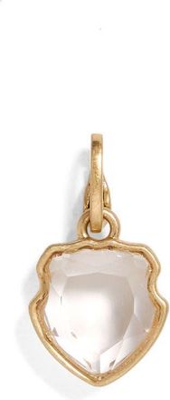 Clare Vivier Crest Charm in Clear at Nordstrom