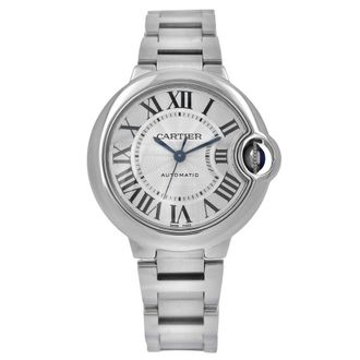 Cartier Pre-owned Cartier Ballon Bleu Automatic Silver Dial Mens Watch W6920071