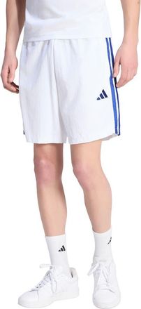 adidas Chelsea Essentials 3-Stripes Shorts in White/Ink/Ink/Ink at Nordstrom Rack, Size Xx-Large