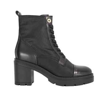 Dune London Dames/Dames Plotting Enkellaarsjes met Blokhak (Zwart)