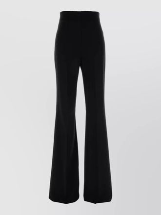Sportmax high waist stretch nylon flared trousers