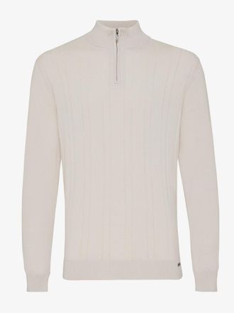 Gentiluomo Zijden Turtle Zip | Beige