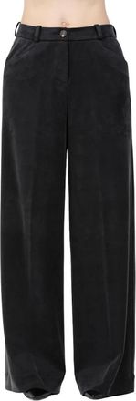 Roberto Ricci Design Pantalone Livia - Dames - Wijde Broeken - Zwart - 2XS - Broeken