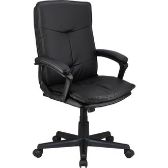 Elama High Back Adjustable Office Chair in Black at Nordstrom