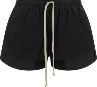 Rick Owens Korte Broeken, Dames, Zwart, S, Katoen, Fog Boxers