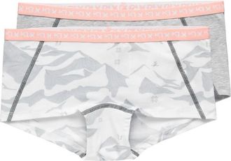 Kari Traa Tina Hipster 2-Pack Alltagsunterw&auml;sche f&uuml;r Damen | wei&szlig;/grau