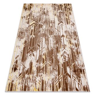 RugsX Rugsx - Alfombra Mefe Moderna B402 Vintage - Structural Dos Niveles De Vell&oacute;n Beige Obscuro Beige 160x220 Cm