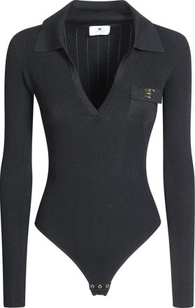 Elisabetta Franchi Body - Dames - Bodies - Zwart - L - Tops