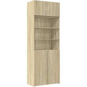 vidaXL Armadietto Rovere Sonoma 80x42,5x225 cm in Truciolato vidaXL