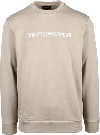 Emporio Armani Grey Modal Cotton Crew Neck Sweatshirt