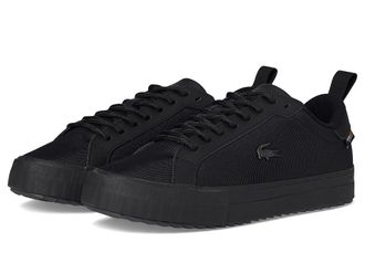 Lacoste Powercourt Winter Outdoor Sneakers Mens Lace-up Boots Black/Black : 13 M, Suede