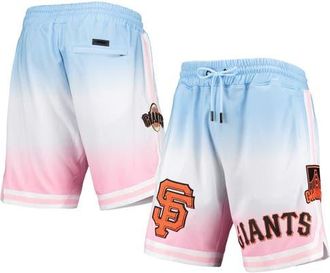 Pro Standard Mens Pro Standard Blue/Pink San Francisco Giants Team Logo Pro Ombre Shorts at Nordstrom, Size Xx-Large