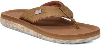 Sanuk Tiderush Flip Flop in Tan at Nordstrom, Size 13