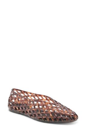 Dolce Vita Jam Jelly Flat in Tortoise Vinyl at Nordstrom, Size 10
