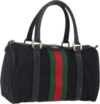 Gucci Pre-owned Handbags, female, Black, Size: ONE SIZE Pre-owned Vintage Handbag