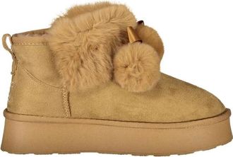 Laura Biagiotti Bruine Polyester Laarzen - Dames - Winterlaarzen - Bruin - 38 EU - Polyester - Schoenen