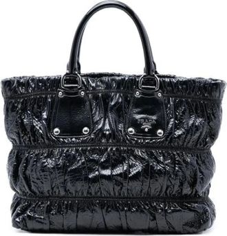 Prada Pre-owned Handbags, female, Black, Size: ONE SIZE Pre-owned Satchel