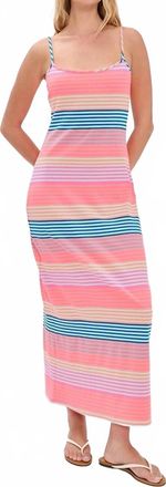 Beach Riot Malie Maxi Dress In Vibrant Stripe