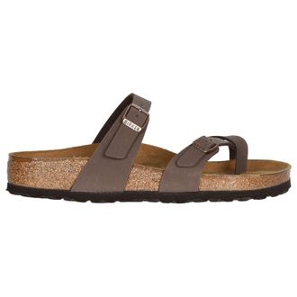 Birkenstock Mayari Birko-Flor Unisex Toe Post Sandals - Mocca - Size:UK 7.5