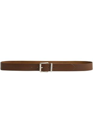 GANT Lederg&uuml;rtel GANT LOGO LEATHER BELT, Herren, Gr. 80, braun (weatherot braun), Leder, G&uuml;rtel Lederg&uuml;rtel, mit silberner Schnalle, Dornschliesse, 100% Ec