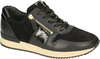 Gabor Schoenen, Dames, Zwart, 38 EU, Leer, Runners Sneakers