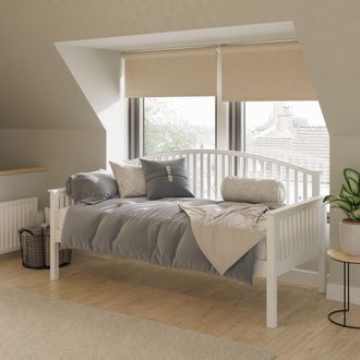 GFW Madrid Wooden Day Bed in White | Size: Single
