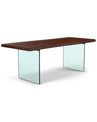 Urbia Brooks 92In Glass Base Dining Table