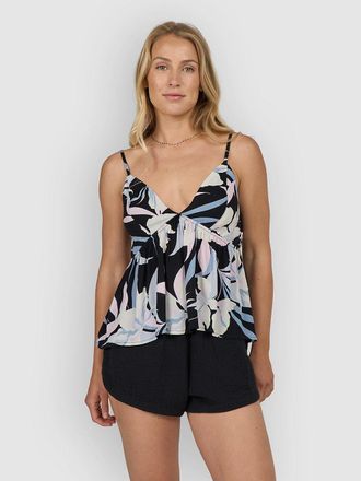 Salty Crew Bloomed Cami Tank Top schwarz