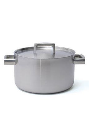 Berghoff Ron 5-Ply 10 Covered Stockpot in Silver at Nordstrom Rack