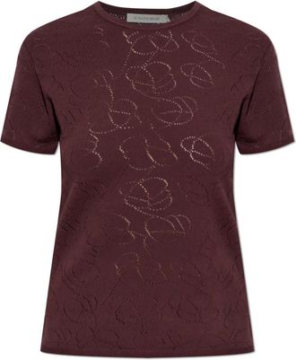 By Malene Birger Brit T-shirt - Dames - T-shirts - Rood - S - Katoen - Tops