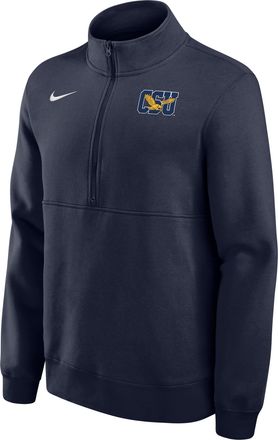 Nike Coppin State University Eagles Club Nike Mens College Fleece Half-Zip Top in Blue | M34407CPNS26-NVY