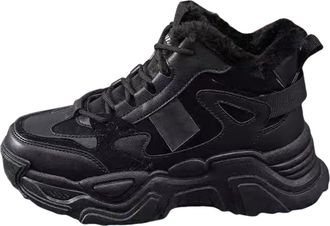 Generic Womens High Performance Warm Boots Soft and Comfortable Can Adapt to The Cold and Harsh Environment Winter Boots with for Women (Black, 3.5)