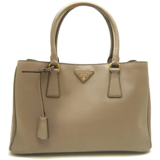 Prada Gold Saffiano Tote Bag (Pre-Owned)