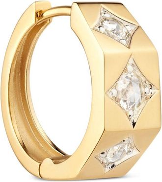 Marie Lichtenberg 18K Yellow Gold Ecrou Diamond Earring - Womens - Diamond/18kt Yellow Gold
