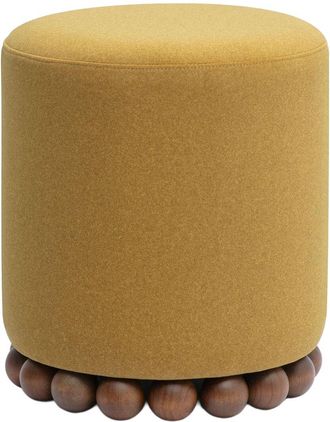 TOV Furniture Tov Furniture Dex Performance Vegan Mohair Ottoman