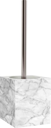 Sanilo WC-Reinigungsbürste »Marmor« aus Edelstahl Kunststoff eckige Form, mit auswechselbarem Bürstenkopf