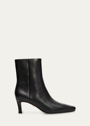 Veronica Beard Agnes 65MM Leather Ankle Boots