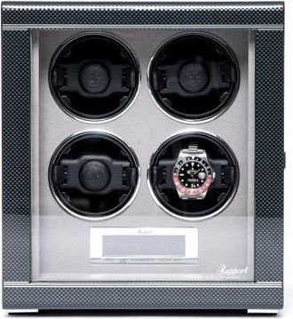Rapport London FORMULA QUAD WATCH WINDER in Carbon Fibre at Nordstrom