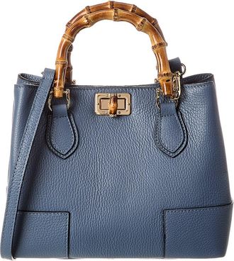 Persaman New York Sienna16 Bamboo Leather Tote