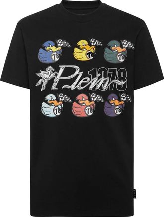 Philipp Plein T-Shirt Ronde Hals Duck - Heren - T-shirts - Zwart - XS - Katoen - Tops