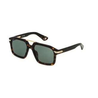Police Sunglasses, male, Brown, 56 MM, Authentic Splp28 Glasses - Premium Quality