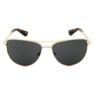 Burberry BE3149110987 Aviator Full Rim Sunglasses - Gold