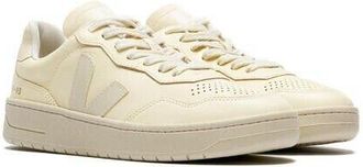 Veja Womens Veja V-90 VD2003381A Sneakers Cashew Pierre Leather Comfort Casual Shoes