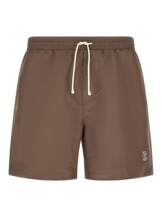 Brunello Cucinelli Logo Embroidery Swimsuit