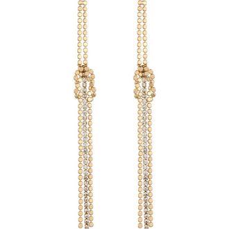 Ettika Knotted Duster Linear Drop Earrings in Gold at Nordstrom Rack