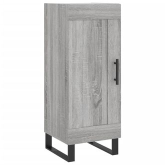 vidaXL Aparador Madera De Ingenier&iacute;a Gris Sonoma 34,5x34x90 Cm Vidaxl