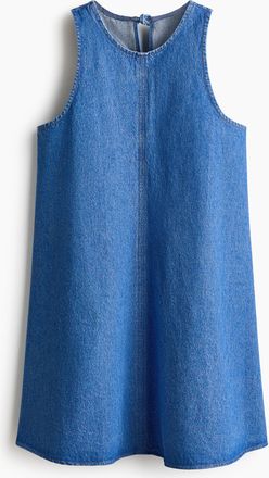 H&M Jeanskleid in A-Linie - Denimblau